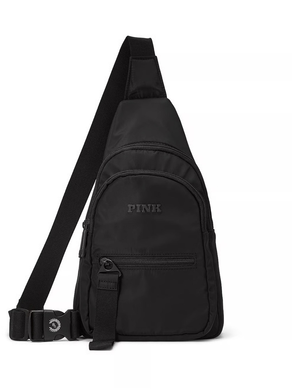 PINK Victoria's Secret Black Sling Belt Bag